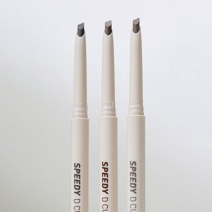 Peripera Eyebrow Pencil - Speedy D Cut #02 Natural Brown - Beauty Buddy