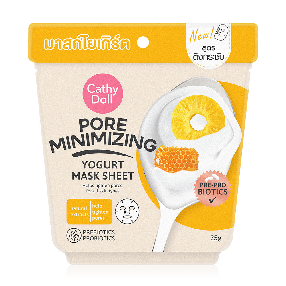 Cathy Doll Yogurt Mask Sheet - Pore Minimizing Formula - Beauty Buddy