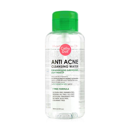 Cathy Doll Cleansing Water - Anti-Acne Formula 500ml - Beauty Buddy