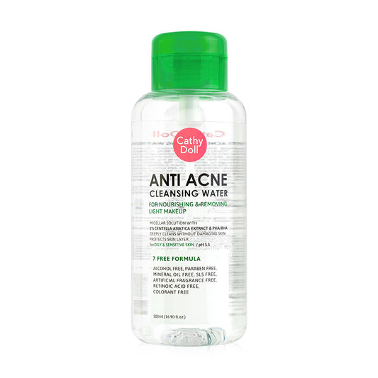 Cathy Doll Cleansing Water - Anti-Acne Formula 500ml - Beauty Buddy