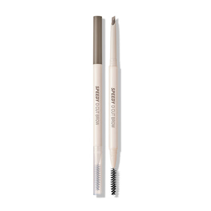 Peripera Eyebrow Pencil - Speedy D Cut #03 Ash Brown - Beauty Buddy