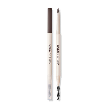 Peripera Eyebrow Pencil - Speedy D Cut #02 Natural Brown - Beauty Buddy