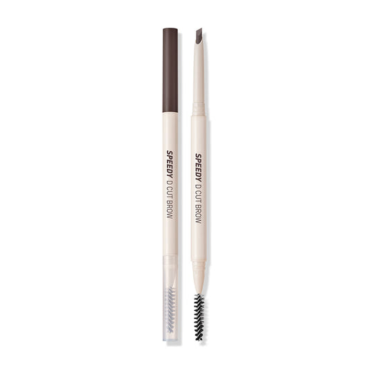 Peripera Eyebrow Pencil - Speedy D Cut #02 Natural Brown - Beauty Buddy