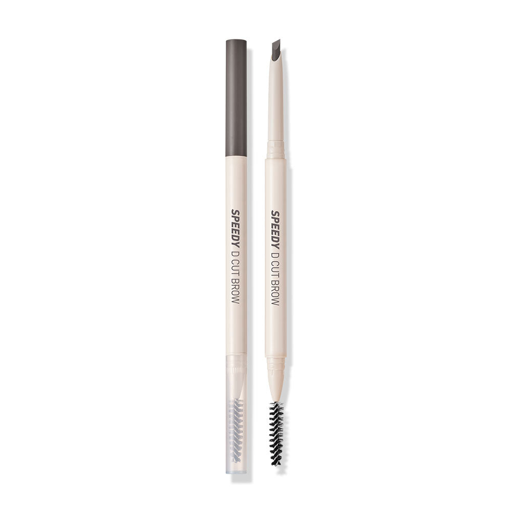 Peripera Eyebrow Pencil - Speedy D Cut #01 Gray Brown - Beauty Buddy