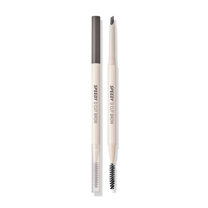 Peripera Eyebrow Pencil - Speedy D Cut #01 Gray Brown - Beauty Buddy