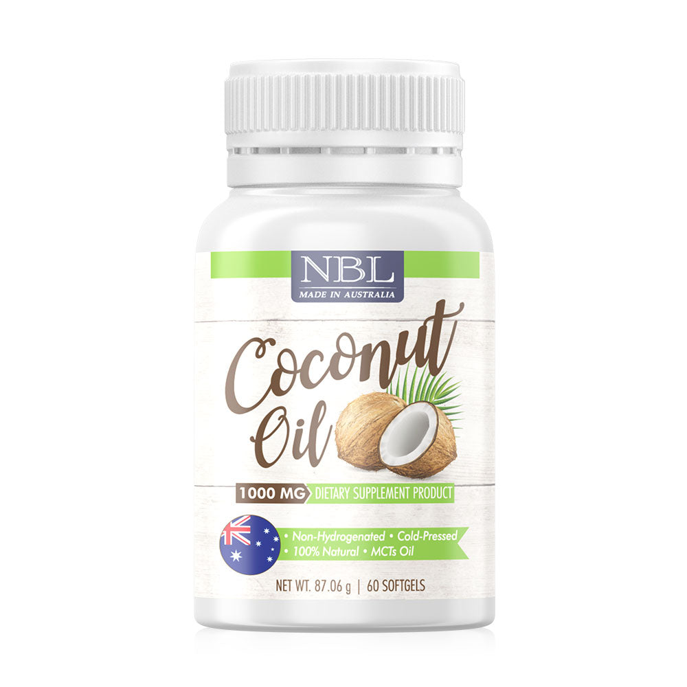 NUBOLIC Coconut Oil 1000mg 60 Softgels