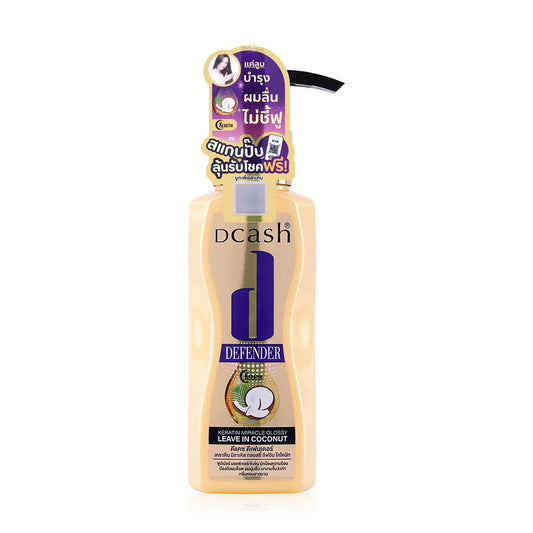 Dcash Defender Keratin Miracle Glossy Leave In Coconut 70ml