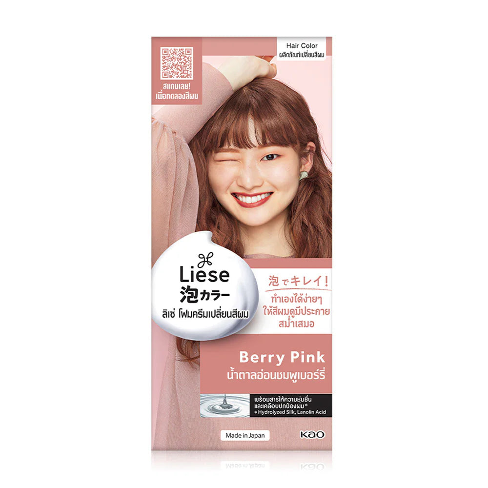 Liese Creamy Bubble Color 108g #Berry Pink