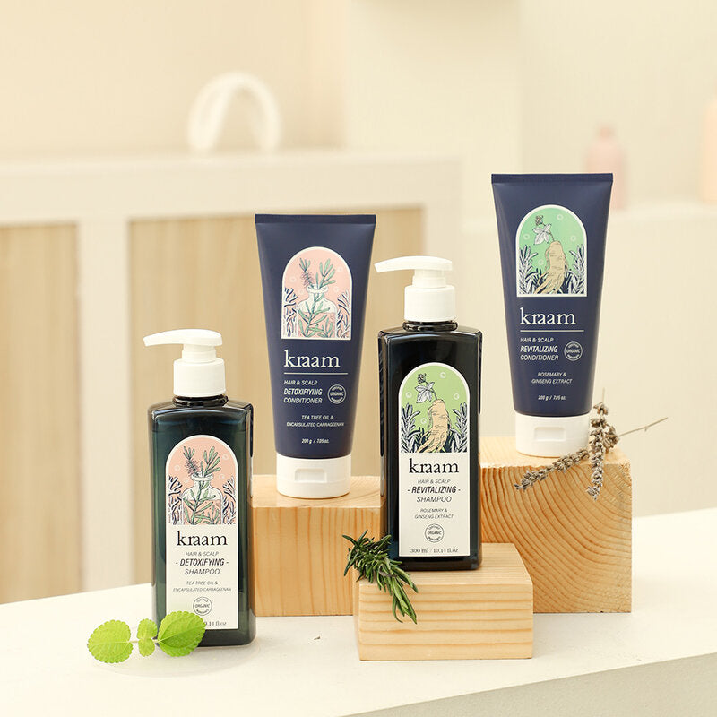 Kraam Hair&Scalp Revitalizing Conditioner Rosemary & Ginseng Extract 200ml