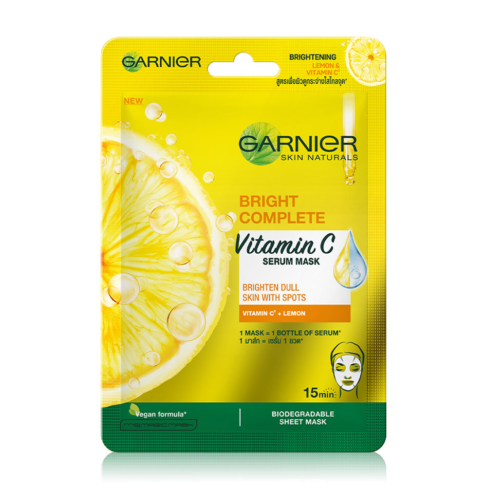 Garnier Skin Naturals Bright Complete Vitamin C Serum Mask 28g