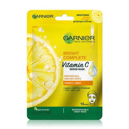 Garnier Skin Naturals Bright Complete Vitamin C Serum Mask 28g