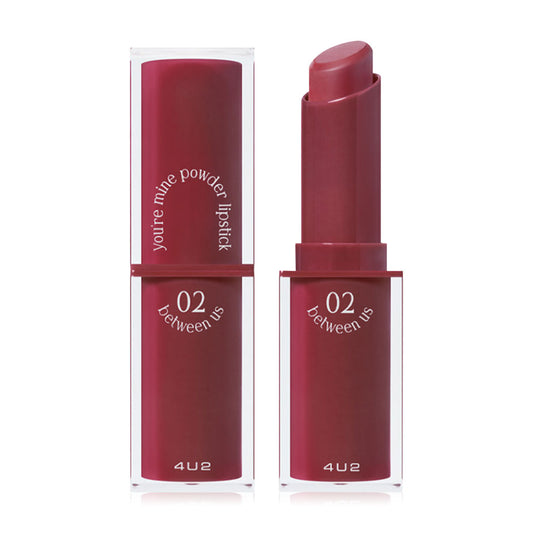 4U2 Powder Lipstick - You're Mine #02 Between Us Matte Formula - Beauty Buddy