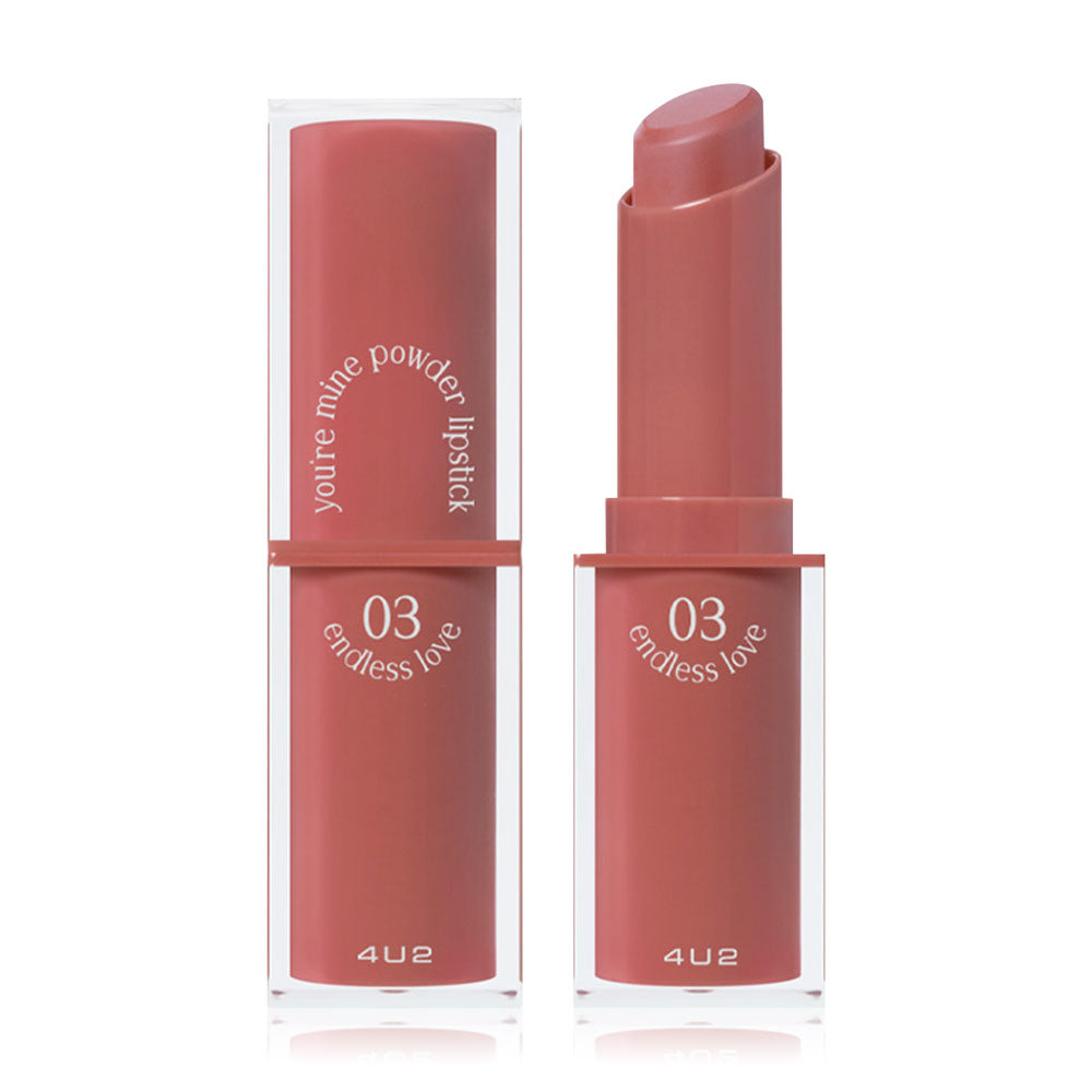 4U2 Powder Lipstick - #03 Endless Love Powdery Matte Formula - Beauty Buddy