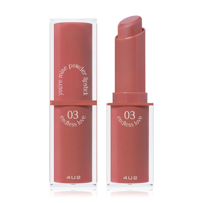 4U2 Powder Lipstick - #03 Endless Love Powdery Matte Formula - Beauty Buddy