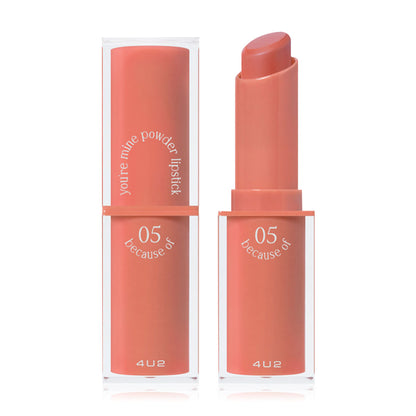 4U2 Powder Lipstick - You're Mine #05 Powdery Matte Formula - Beauty Buddy