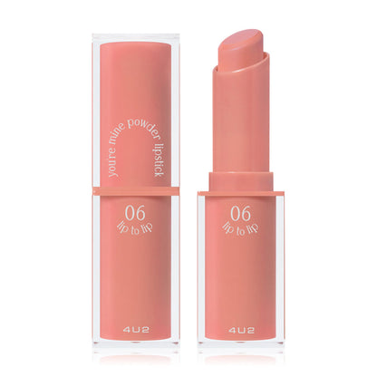 4U2 Powder Lipstick - You're Mine #06 Powdery Matte Formula - Beauty Buddy