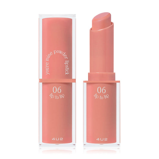 4U2 Powder Lipstick - You're Mine #06 Powdery Matte Formula - Beauty Buddy