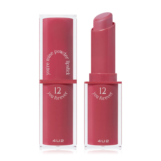 4U2 Powder Lipstick - You're Mine #12 You Forever Matte Formula - Beauty Buddy