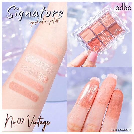 ODBO Eyeshadow Palette - 6 Shades for Versatile Eye Makeup - Beauty Buddy