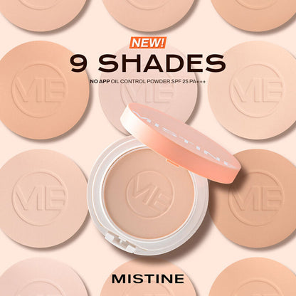 MISTINE Oil Control Powder - SPF 25 PA+++ #N3 Light Formula - Beauty Buddy