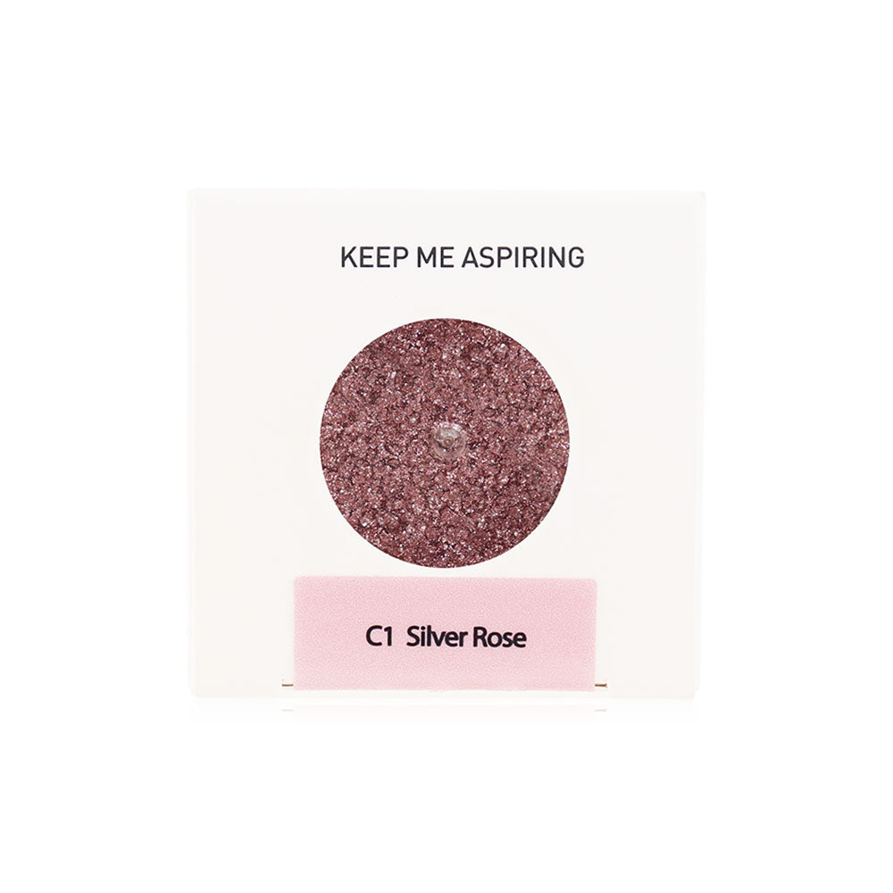KMA Eye Shadow - Glittering Silver Rose