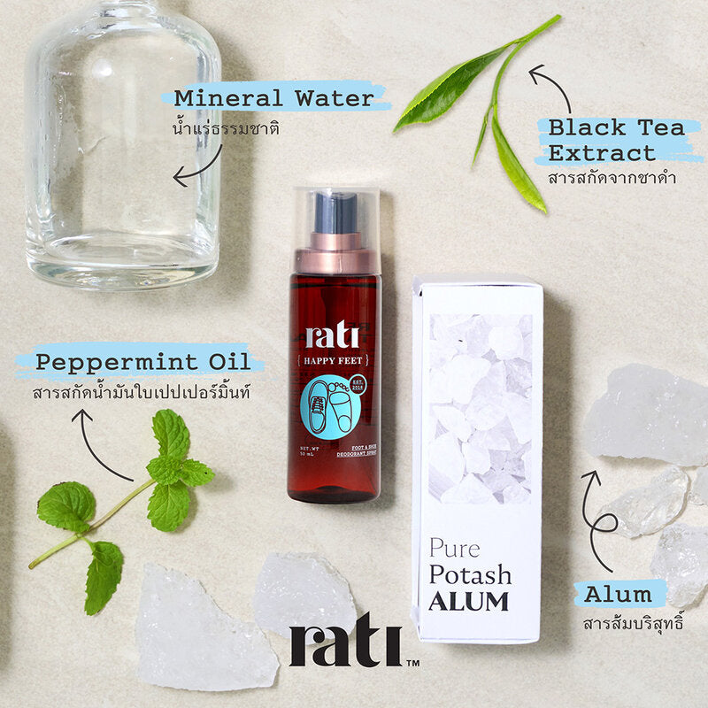Rati Happy Feet Foot Deodorant Spray 50ml
