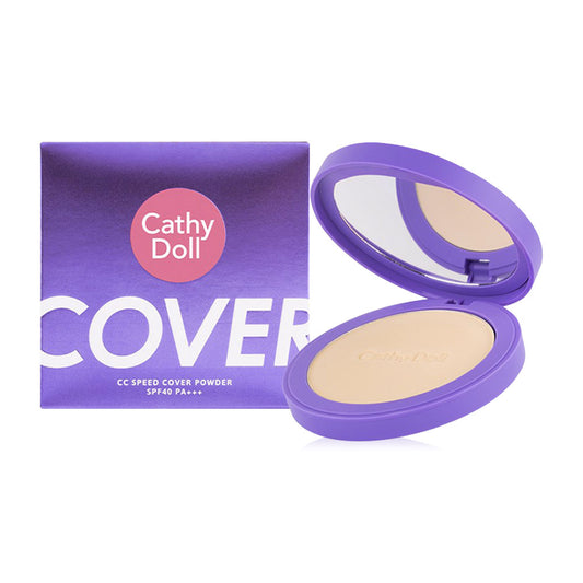 Cathy Doll CC Speed Cover Powder - SPF40 PA+++ Light Beige Foundation - Beauty Buddy