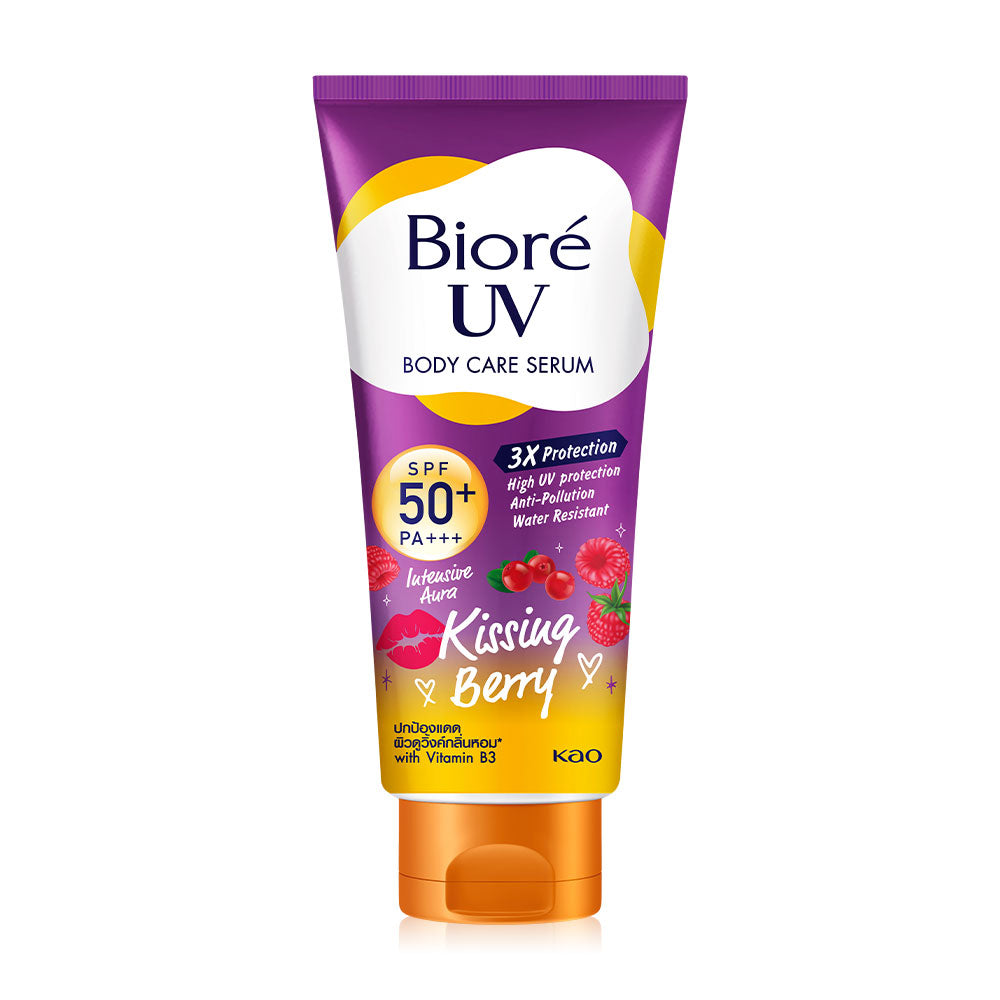 Biore Body Serum - Anti-Pollution Kissing Berry SPF50+/PA+++ - Beauty Buddy