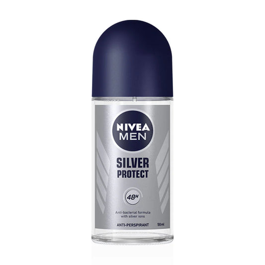 NIVEA Deodorant - Silver Protect Roll-On for Men - Beauty Buddy