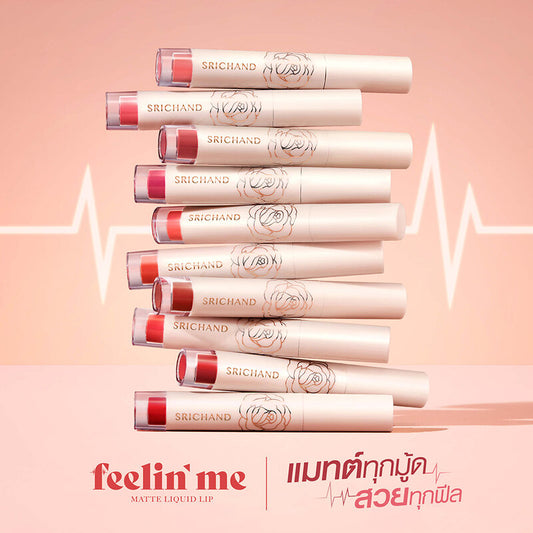Srichand Matte Liquid Lipstick - #05 Peachy Time - Beauty Buddy