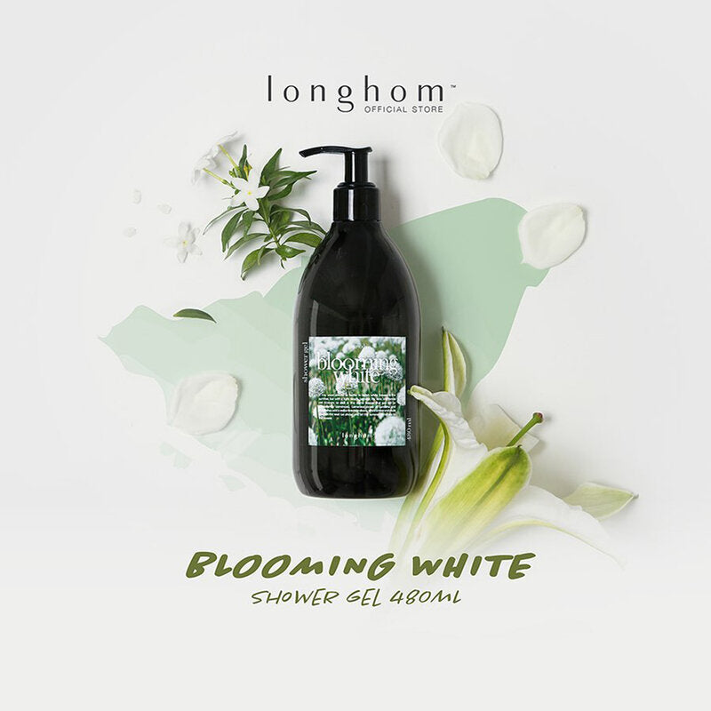 Longhom Shower Gel Blooming White 480ml