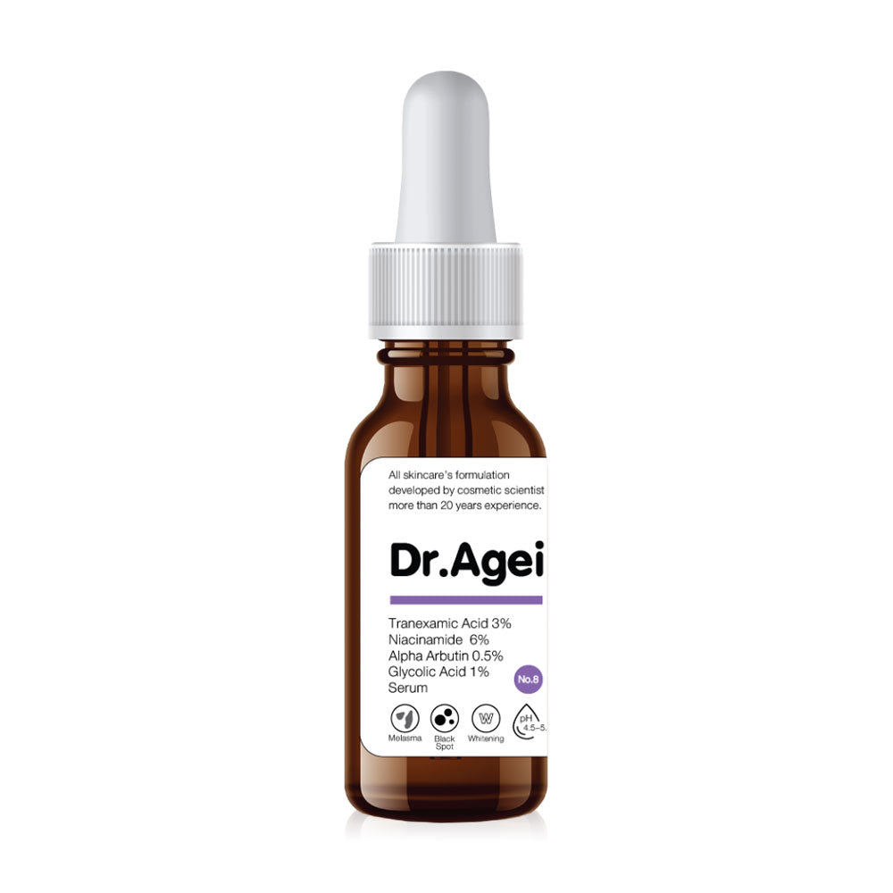 Dr.Agei Tranexamic Acid 3% Niacinamide 6% Alpha Arbutin 0.5% Glycolic Acid 1% Serum 30ml