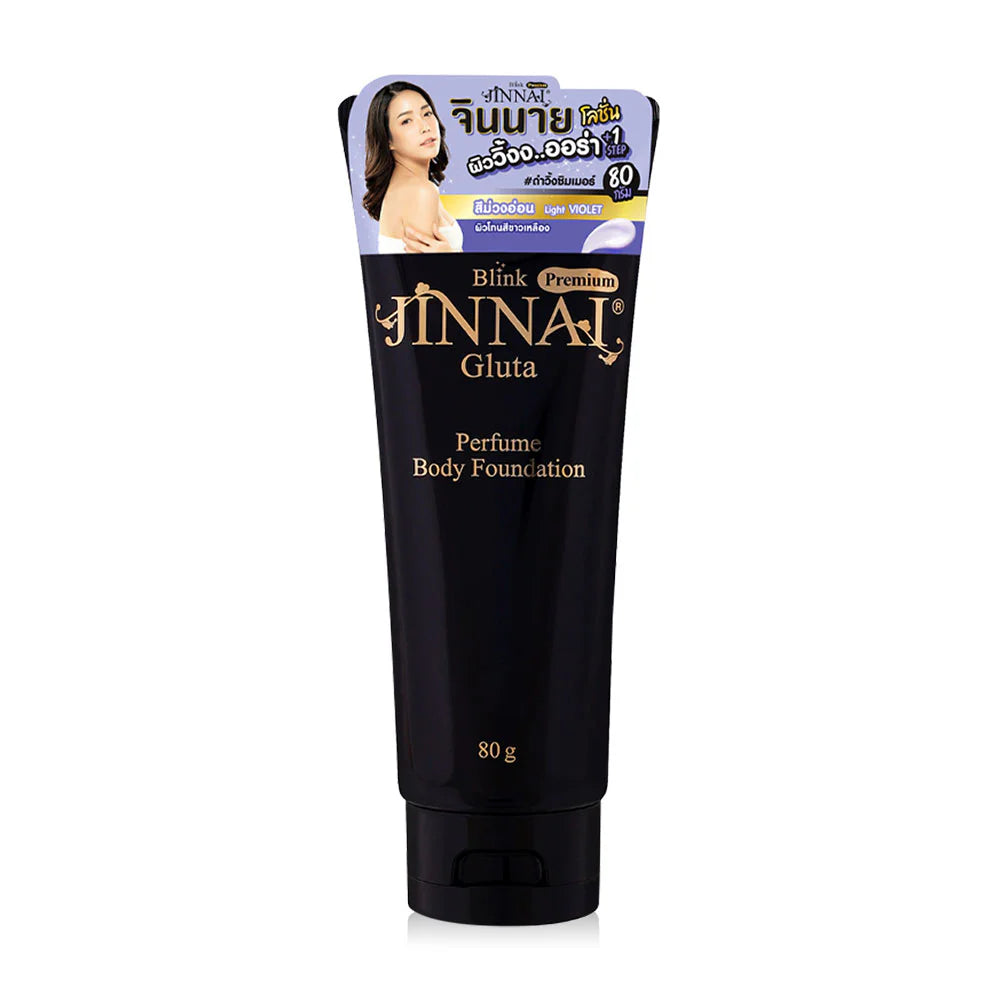 Jinnai Premium L-Glutathione Perfume Body Foundation 80g #Light Violet