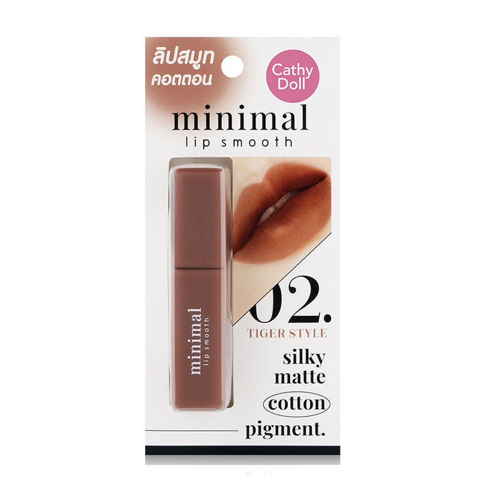 Cathy Doll Lipstick - Minimalist Soft Matte #02 Tiger Style - Beauty Buddy