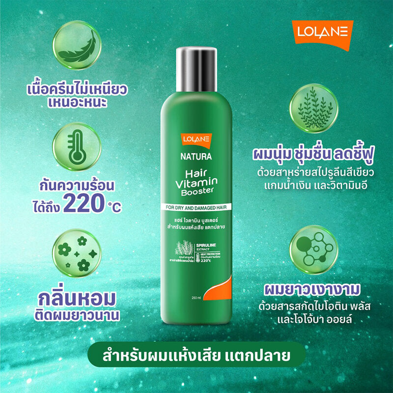 Lolane Natura Hair Vitamin Booster Leave-on Hair Conditioner 100ml