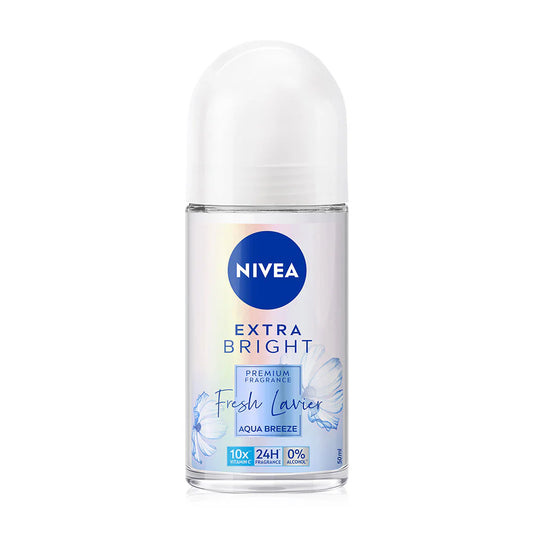NIVEA Roll-On Deodorant - Extra Bright Aqua Breeze with Vitamin C - Beauty Buddy