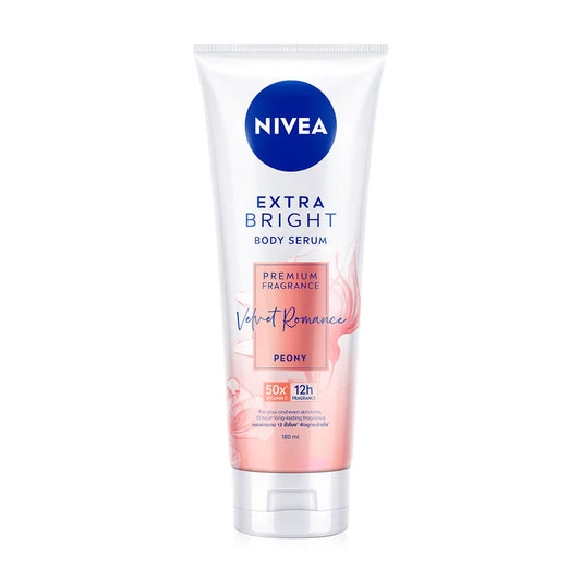 NIVEA Extra Bright Body Serum 180ml Velvet Romance Peony