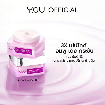 Y.O.U. Day Cream - Youth Line-Smoothing Peptide SPF15 - Beauty Buddy