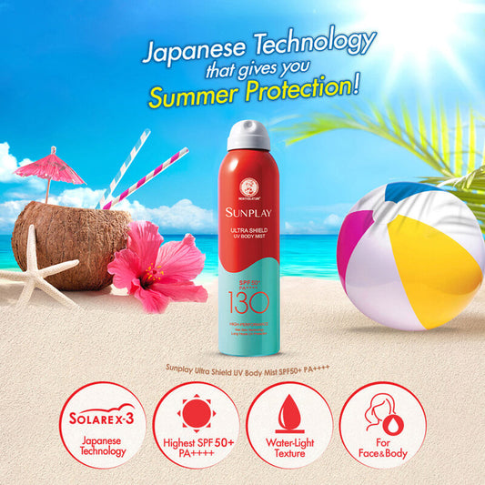 Sunplay Ultra Shield UV Body Mist SPF50+ PA++++ 165ml