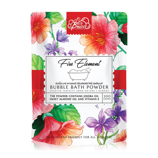 Saboo Thailand Bubble Bath Powder Floral Fire Element 200g