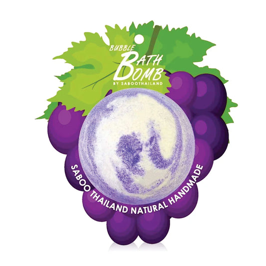 Saboo Thailand Bubble Bath Bomb Fruit Grape 150g