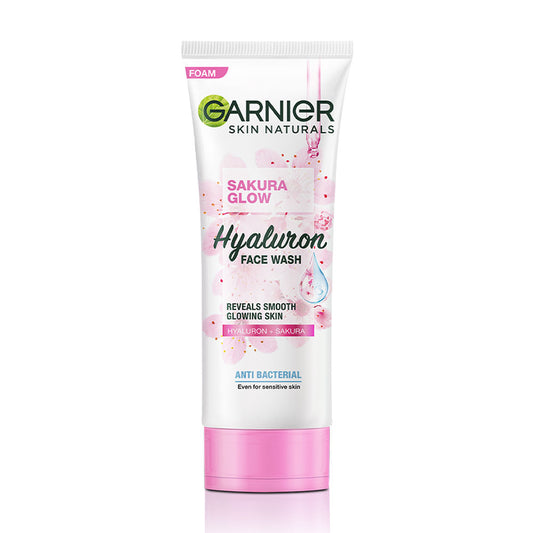 Garnier Sakura Glow Hyaluron Face Wash Foam 100ml