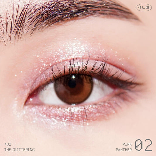 4U2 Liquid Glitter - Pink Panther 3g with Pearl and Colorful Glitter - Beauty Buddy