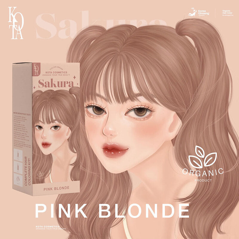 كريم تلوين من Kota Cosmetics بلون Sakura أشقر وردي 200 مل