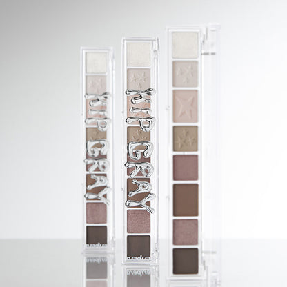Peripera Eyeshadow Palette - 8 Shades in Hip Gray - Beauty Buddy