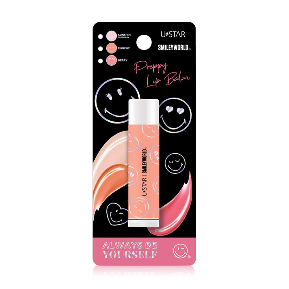 U-Star Lip Balm - Punchy Fruit Scent with Multi Vitamin C & E