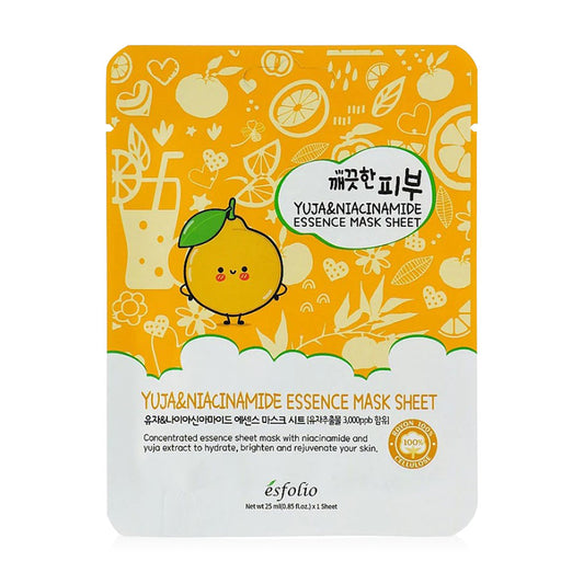 Esfolio Pure Skin Yuja & Niacinamide Essence Mask Sheet 25ml