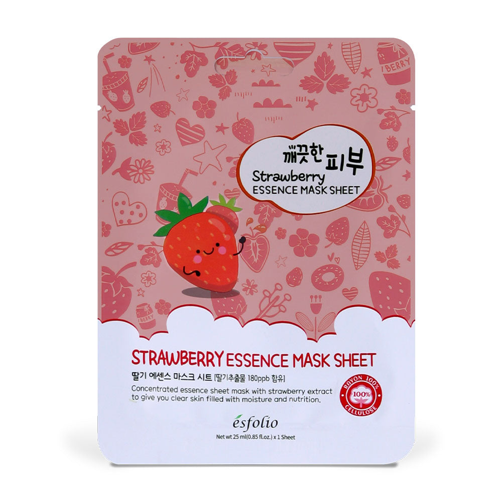 Esfolio Pure Skin Strawberry Essence Mask Sheet 25ml