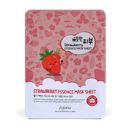 Esfolio Pure Skin Strawberry Essence Mask Sheet 25ml