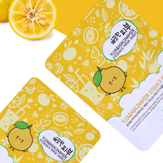 Esfolio Pure Skin Yuja & Niacinamide Essence Mask Sheet 25ml